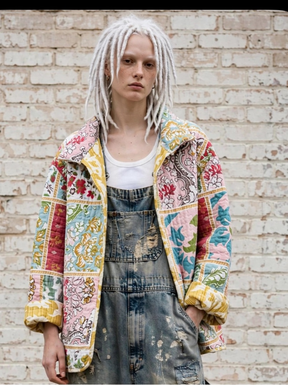 Gorgeous cotton homemade quilted coat